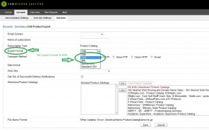 Export Datafeed With PIPE Separated